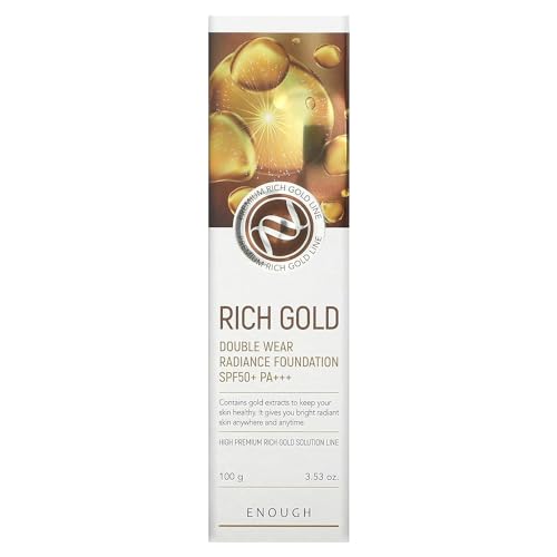 Enough Rich Gold, Double Wear Radiance Foundation SPF 50+ PA+++, #13, 3.53 oz (100 g)