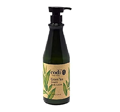 Codi Green Tea Lotion - Green Tea Body and Hand Lotion for Women and Men - Green Tea Body Lotion with Wonderful Green Tea Scent - Less Greasy and Quick Absorbent - 1 750ml Bottle and 2 100ml Tubes