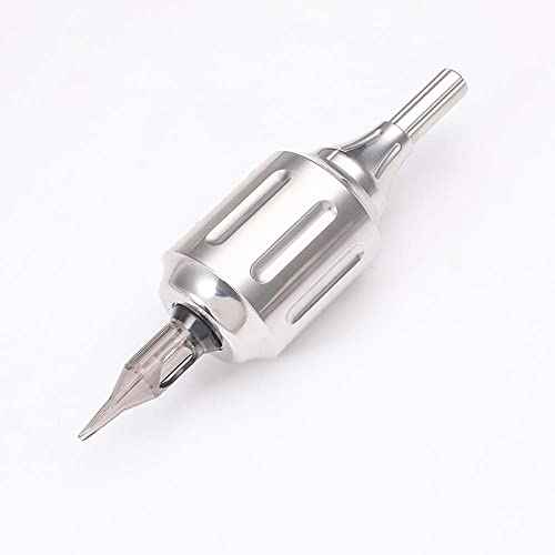 Cartridge Tattoo Grips-CNC 316L Stainless Steel Heavy Adjustable Autoclavable Tattoo Cartridge Grip 32mm for Rotary Tattoo Gun and Coil Machine
