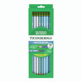 Ticonderoga Pre-Sharpened Wooden Pencils Arctic Blue 18 Count
