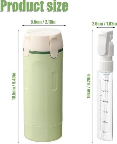 4-in-1 Travel Dispenser Bottle, 30ml Leak-Proof Toiletries