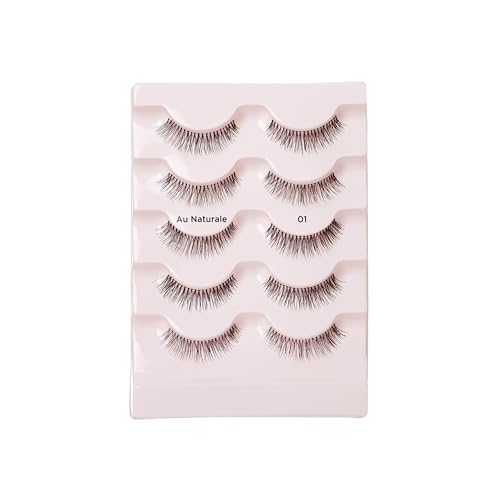 iENVY Au Naturale Human Hair Lashes - 5 Pair Pack