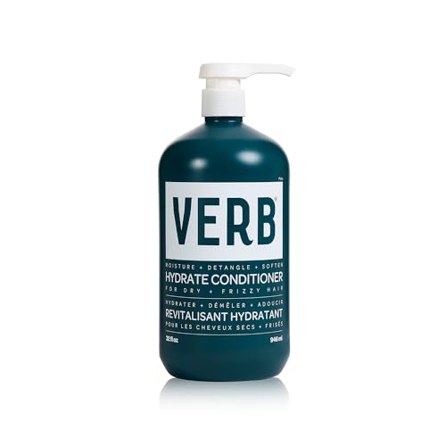 VERB Hydrate Conditioner - Nourish Dry + Frizzy Hair - Smooth + Reduce Frizz - Amber + Warm Jasmine Scent