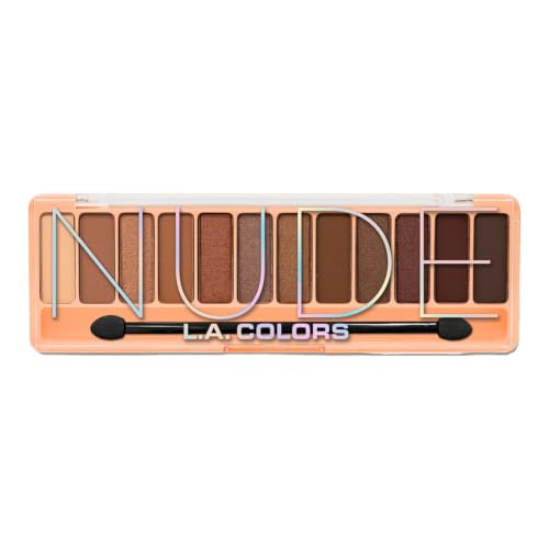 Nude Eyeshadow Palette - 12 Highly Pigmented, Long-Lasting Shades - Variation of THIS listing