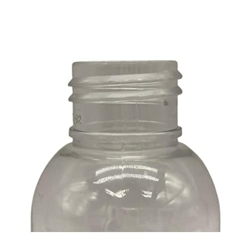 Natural Farms 12 Pack ? 8 oz -Clear Cosmo Plastic Bottles ? White Pump - for Essential Oils, Perfumes, Cleaning Products