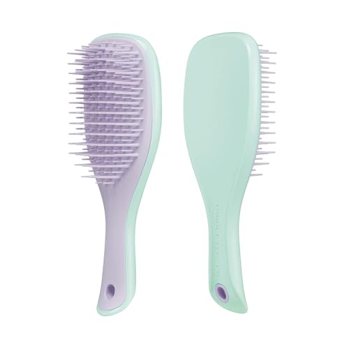 Tangle Teezer The Mini Ultimate Detangling Brush, Dry and Wet Hair Brush Detangler for Traveling and Small Hands, Wisteria Leaf