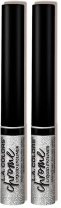 L.A. COLORS Chrome Liquid Eyeliner Pack of 2
