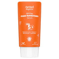 Aravi Organic Oil-Free Fluid Sunscreen SPF 50 PA++++ | (In-Vivo) Dermatologically Tested | Ultra-Light,No White Cast | Broad Spectrum Protection | Hyaluronic Acid & Vitamin C - 1.6 FL Oz / 50ml