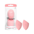 Real Techniques Miracle Powder Sponge, Makeup Blending Sponge For Powder Products, Set Makeup For Natural Finish & Cloud Skin, Buildable Coverage, Velvet Material, Latex-Free Foam, 2 Count