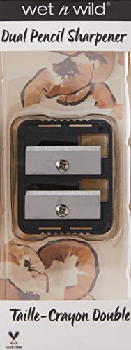Wet n Wild Dual Pencil Sharpener Pack of 2 - Compact Makeup Tool for Eyeliner
