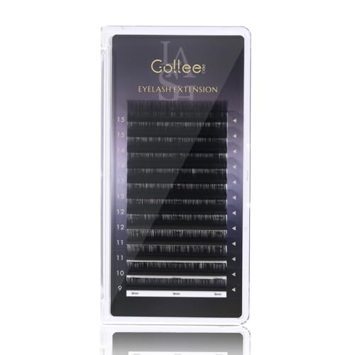 Eyelash Extension Volume Lashes Mixed Tray 9-15mm D Curl