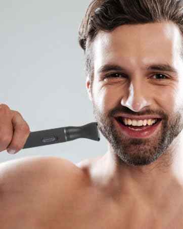 ULAIDO Nose and Ear Hair Trimmer for Men, Rechargeable 3 in 1 Hair Trimmers for Nose Ear Eyebrow & Body Detail Hair Removal, No Pull No Snag Men's Grooming with High Speed, 3 Heads