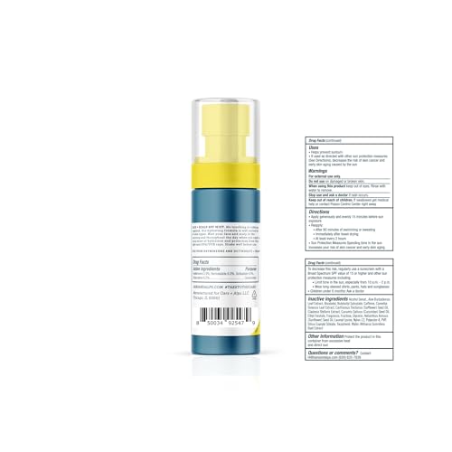 Oars + Alps Face & Scalp Sunscreen Spray Mist, SPF 35 Facial & Hair Sunscreen, Protects from Blue Light, Infused with Aloe Vera + Cucumber, Water & Sweat Resistant, Summer Splash Scent, 2pk