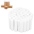 100 Cotton Rolls for Jumping Spider Water Dispenser - Absorbent Replacement Wick