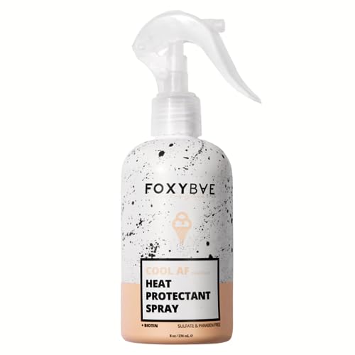 FoxyBae Heat Protectant Spray for Hair - 400°F Thermal Protection