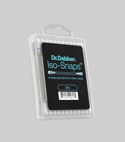 Dr Dabber Iso-Snaps Cotton Swabs - 72 Count with Isopropyl Alcohol