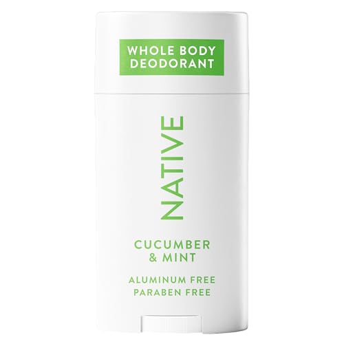 Whole Body Deodorant - Cucumber & Mint, 72-Hour Odor Protection, Aluminum Free, 2.3oz