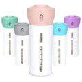 Travigo 4-in-1 Travel Dispenser Bottle (Pink) – 4 x 1.4 oz TSA Approved, Leak-Proof