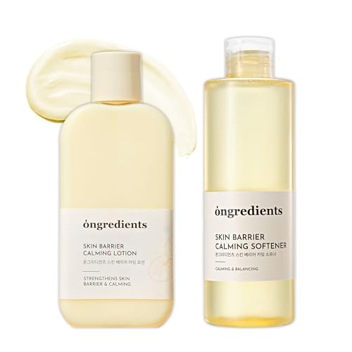 ONGREDIENTS Skin Barrier Lotion + Calming Toner I Hydrating, Soothing, Calming, Skin Barrier Care for Dry, Sensitive Skin I Vegan, Korean Skin Care