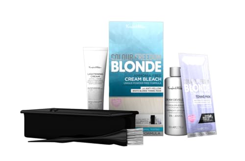 Knight & Wilson Ammonia-Free Hair Bleach Cream Kit - 8 Shade Lift