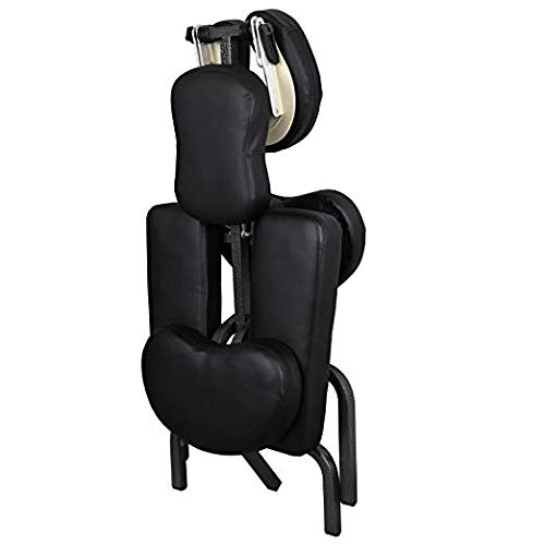 HomGarden Portable Foldable Massage Chair with Adjustable Face Cradle Black