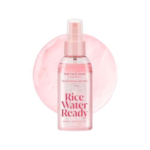 The Face Shop Rice Water Glowy Essence Jelly Mist 3.72 fl oz - Hydrating Skin & Makeup Primer