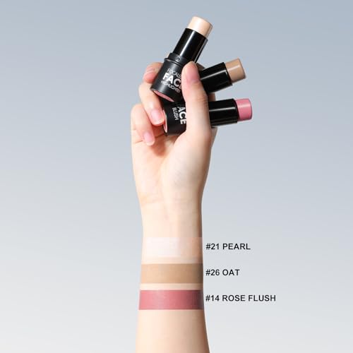 FOCALLURE 3-Piece Cream Contour Sticks Kit - Blush, Bronze & Highlighter