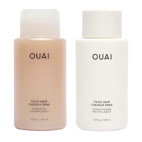 OUAI Thick Hair Shampoo & Conditioner Set - Sulfate Free Care