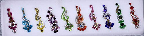 Bollywood Crystal Bindis Premium Rhinestone Stickers Self-Adhesive