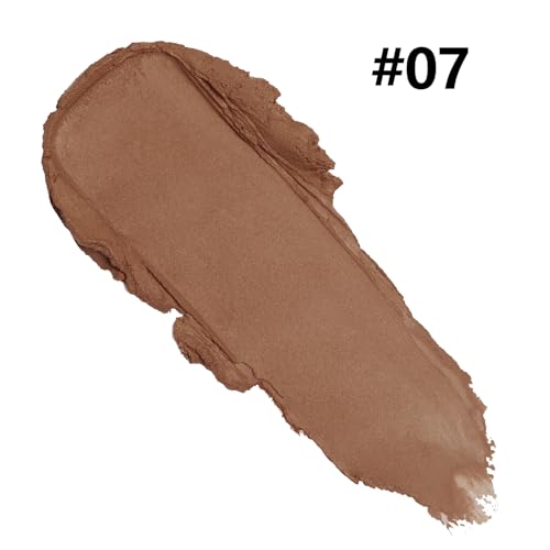 Boobeen Cream Contour Stick 0.35 oz - Blendable Matte Bronzer for Face, Long-Lasting & Sweatproof, Includes Variation #07