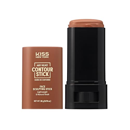Kiss Airy Velvet Contour Stick - Cool Toned Face Sculpting