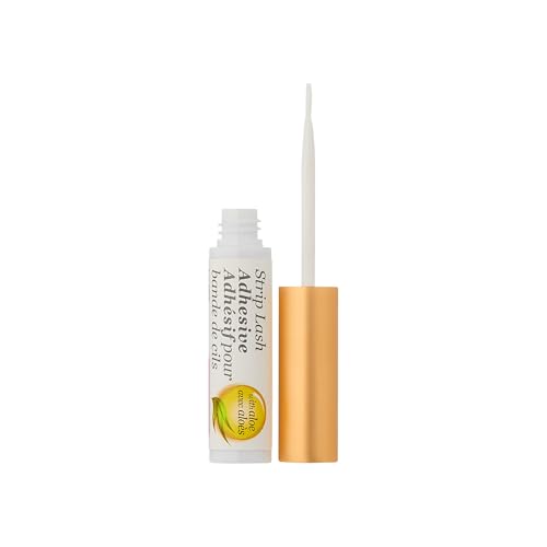 Clear Lash Adhesive 0.17oz - Long Lasting, Waterproof, Latex-Free with Aloe - Includes Applicator Brush