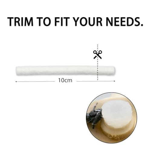 Jumping Spider Water Fountain Replacement Cotton Rolls - 50 Pack