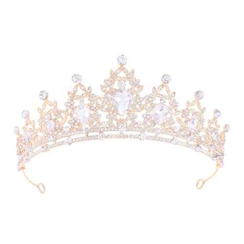 Princess Tiara and Crown for Women Wedding Tiaras for Bridal girls Tiaras and Crystal Crowns Rhinestone Headband Metal Hair Accessories for Costume Birthday Party Prom Gifts