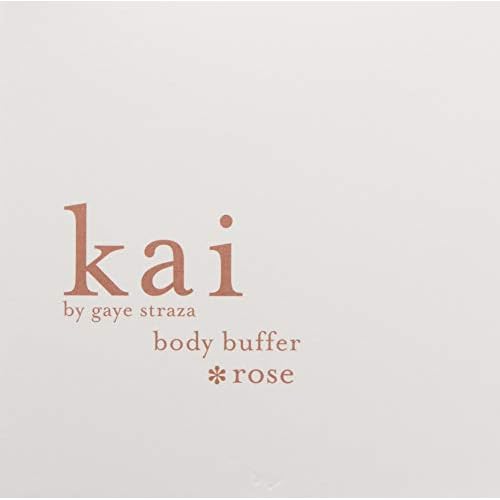 kai Body Buffer Rose, 2 Count, Innovative Bath sponges That Gently exfoliates Skin While Cleansing The Body with a Fresh + Clean Gardenia Rose Absolute Scent, Vegan, Cruelty Free, Made in The USA
