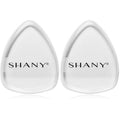 SHANY Stay Jelly Silicone Sponge - Clear & Non-Absorbent Makeup Blending Sponge for Flawless Application with Foundation - HOURGLASS (Pack of 2)