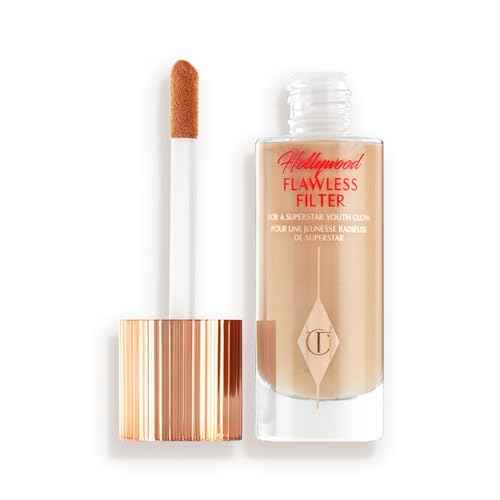 Charlotte Tilbury Hollywood Flawless?Filter - Multi?Use Makeup Primer, Complexion Booster & Illuminating Liquid Highlighter with Sheer Coverage - Smooths & Blurs Skin