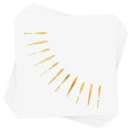 Flash Tattoos Gold Sun Rays Glitter Freckles Waterproof Metallic Patches
