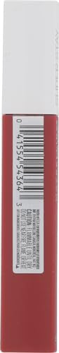 Maybelline Super Stay Matte Ink Liquid Lipstick Makeup, Long Lasting High Impact Color, Up to 16H Wear, Ruler, Deep Cranberry, 1 Count