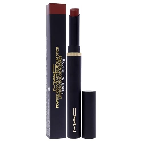 MAC Powder Kiss Velvet Blur Slim Stick - Pumpkin for Women - 0.7 oz Lipstick