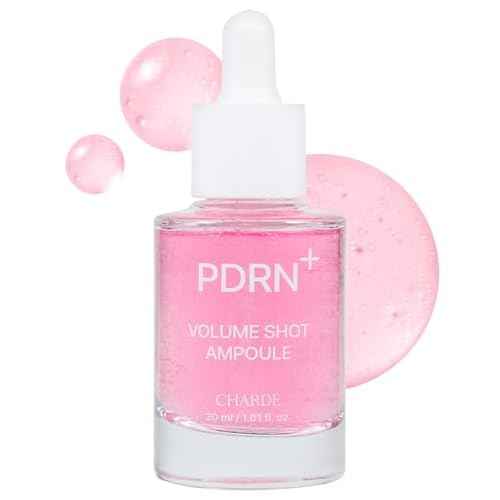 Charde PDRN Volume Shot Ampoule Serum ? 99% Salmon DNA Spicule Exosome Booster with Collagen & Hyaluronic Acid ? Anti-Aging, Wrinkle Care, Restores Volume, Korean Glass Skin Care