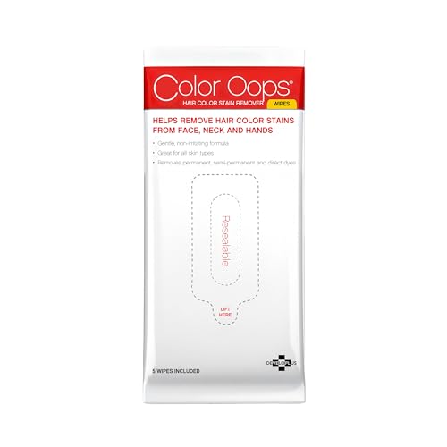 Color Oops Hair Color Remover Wipes, 5 Count