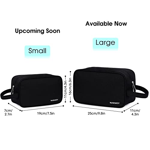 Narwey Travel Toiletry Bag for Women & Men with Handle