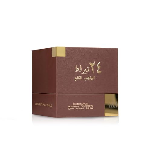 Lattafa 24 Carat Pure Gold Unisex Eau De Parfum Spray 3.4oz