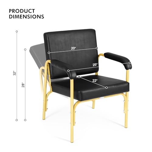Artist Hand Reclining Shampoo Chair - Auto Recline Salon Chair