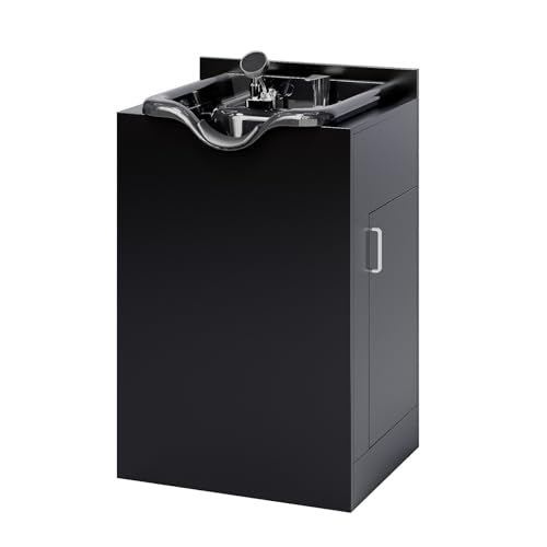 OmySalon Shampoo Bowl Station with Faucet & Headrest