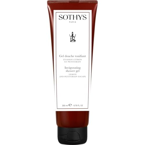 SOTHYS Invigorating Shower Gel | Lemon & Petitgrain | Citrus Body Wash for Soft, Scented Skin | Hydrating Daily Cleanser