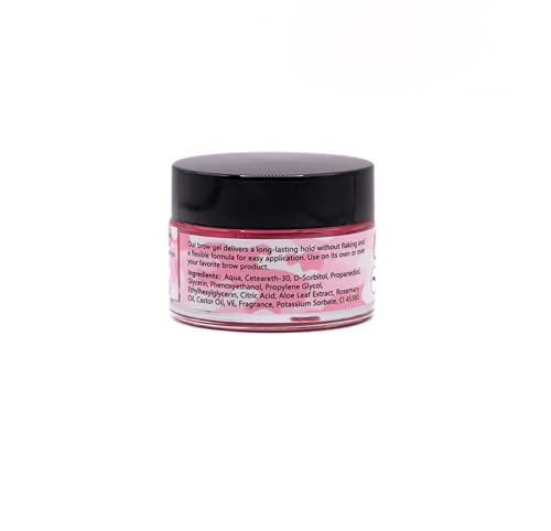 Combat Brow Gel - Extreme Hold Pink Eyebrow Gel