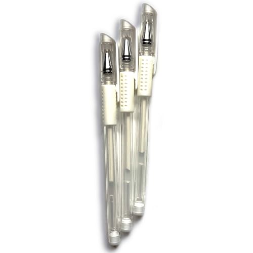 White Marking Pens for Henna Application - 3 Piece Set