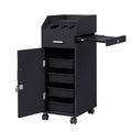 Winado Salon Trolley Cart with 4 Drawers & 3 Hair Dryer Holders